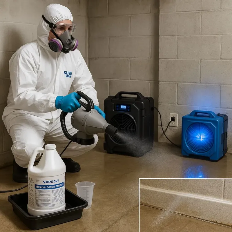Sanitization and Odor Removal process in Moonachie, NJ